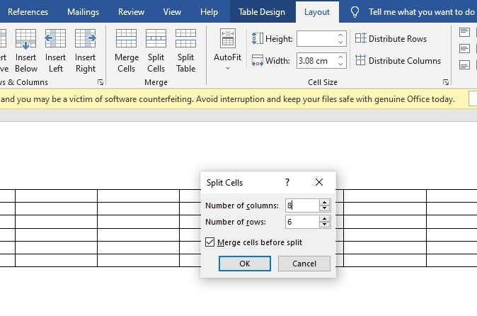 Créer un diagramme de Gantt dans Word