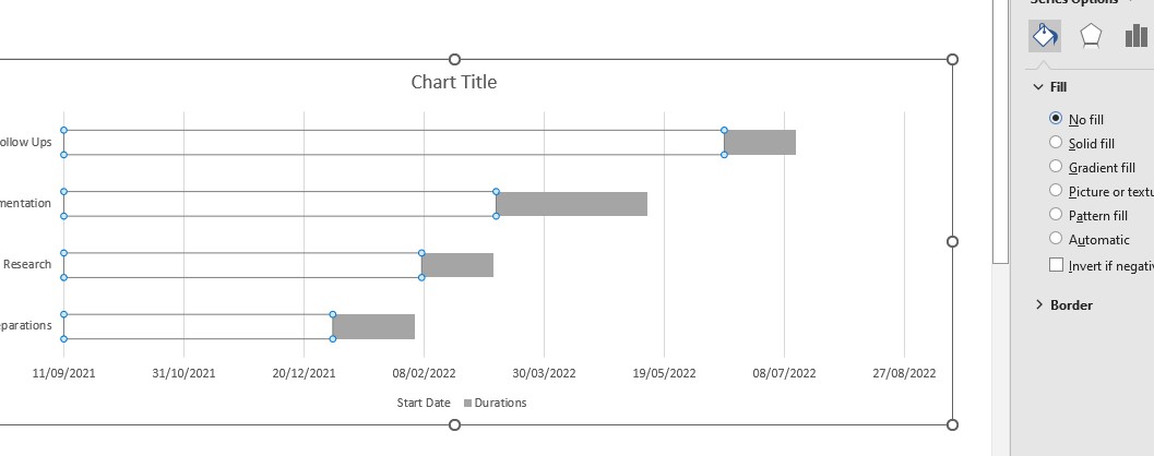 Create a Gantt Chart in Word