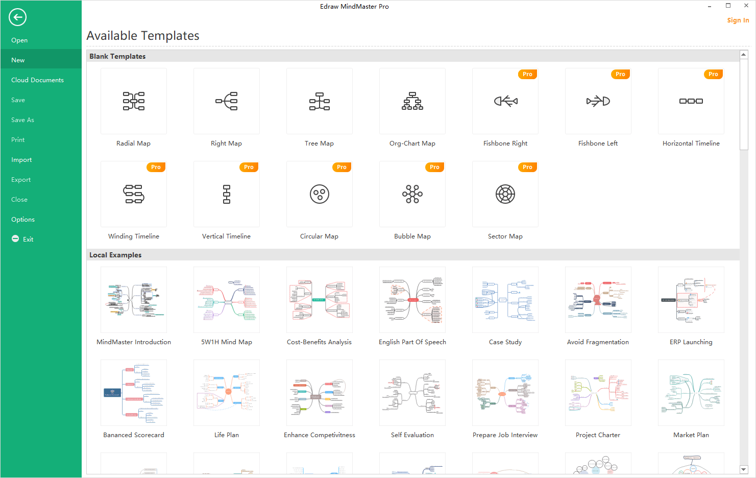 Hacer un mapa mental en Edraw