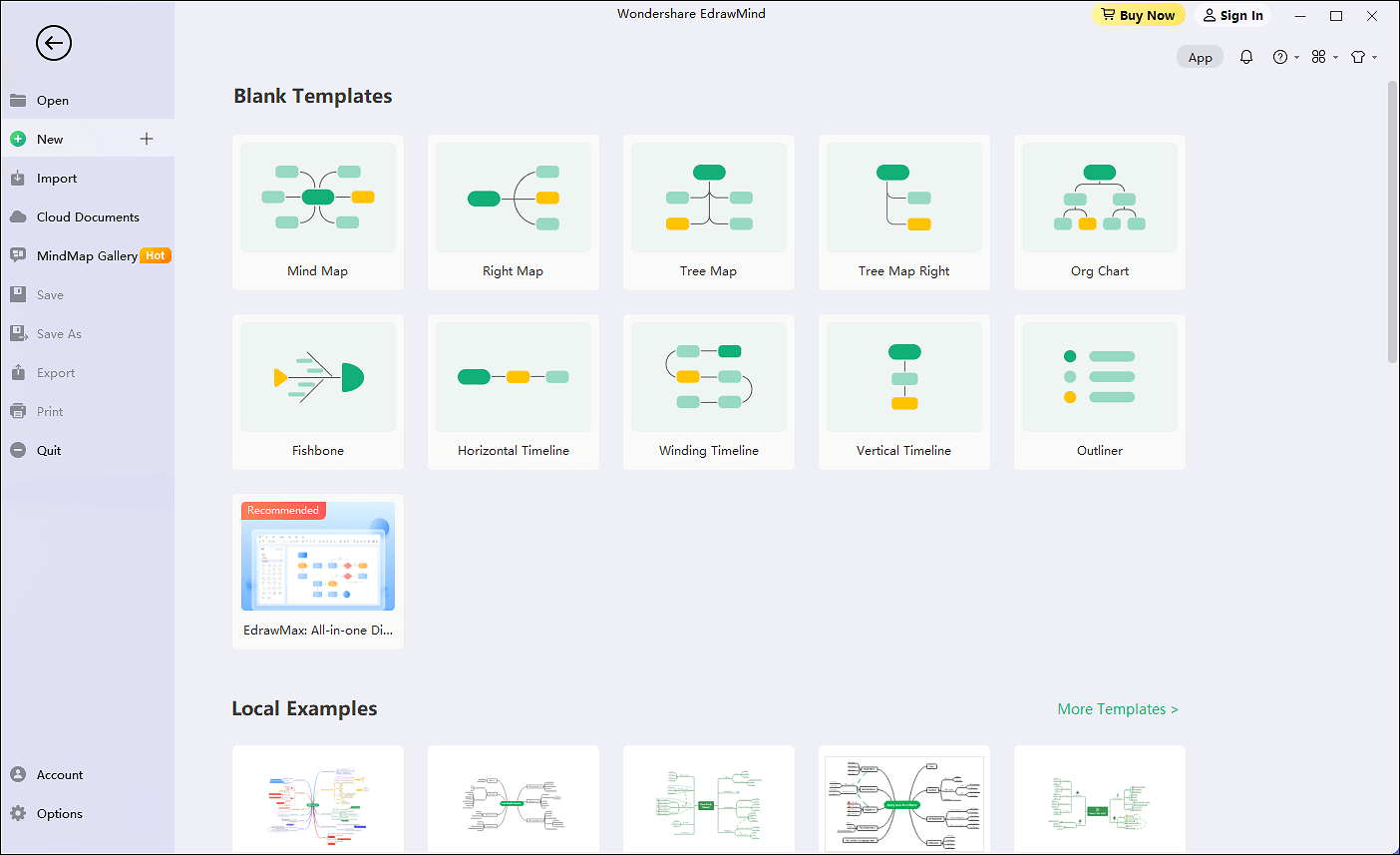 Crea mapa mental de ideas de tablero de Pinterest en edrawmind