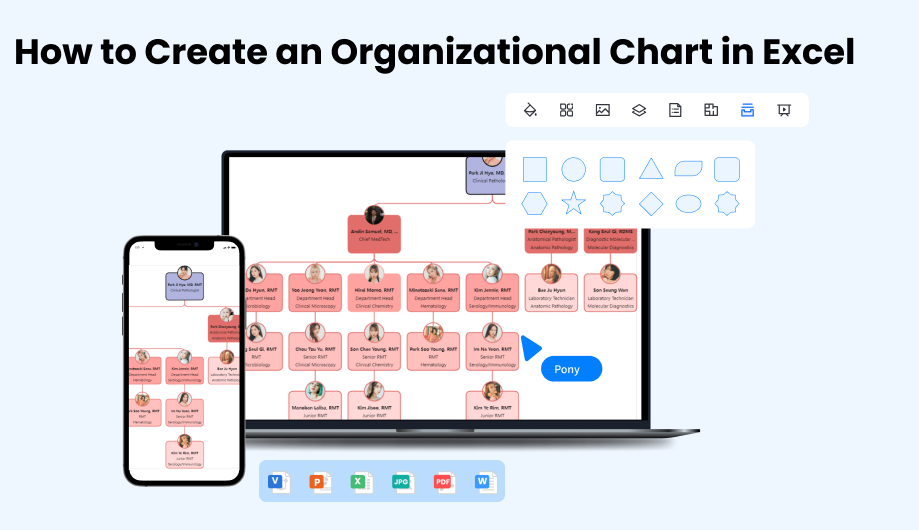 org chart excel template