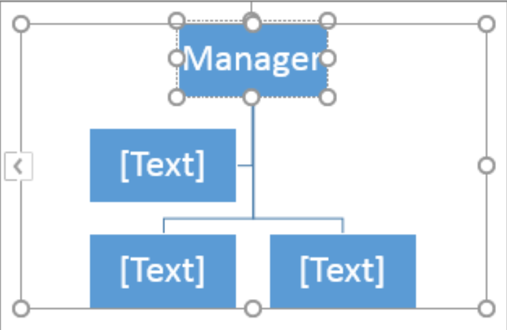 Bearbeiten eines Organigramms in Excel