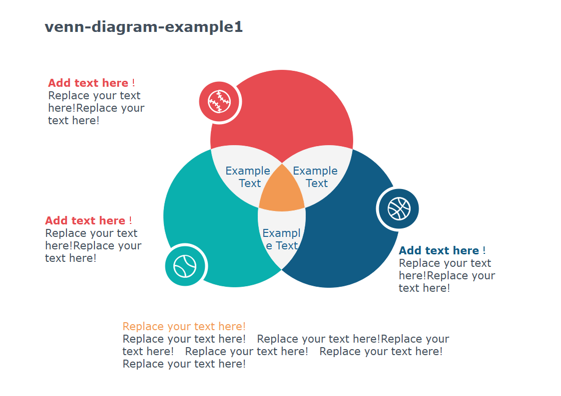 Un simple diagramme de Venn 