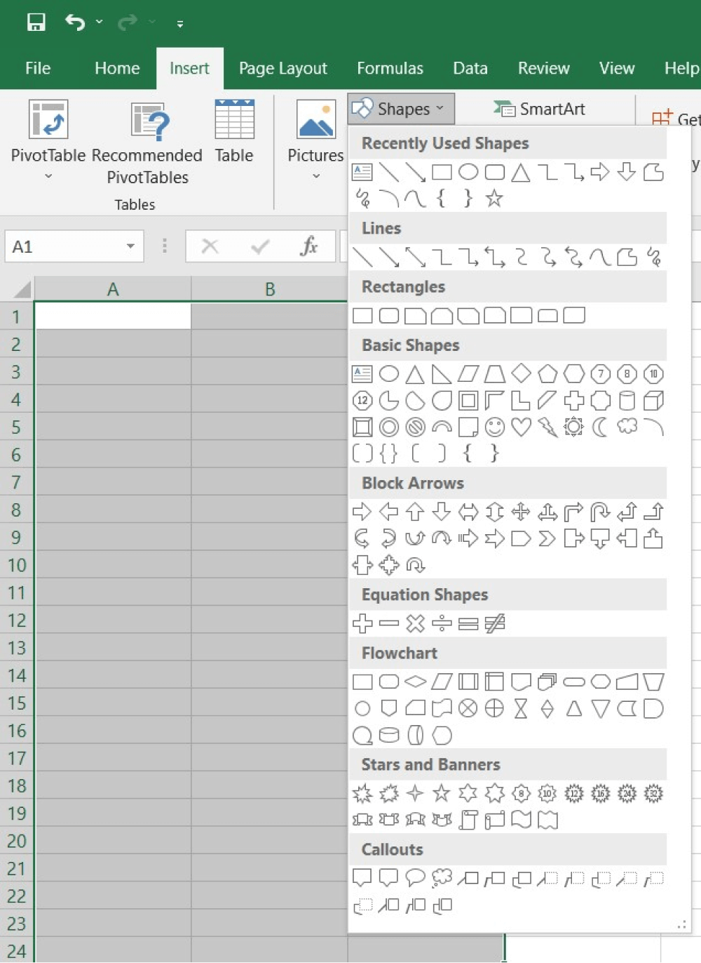 Create a Wardrobe Plan in Excel