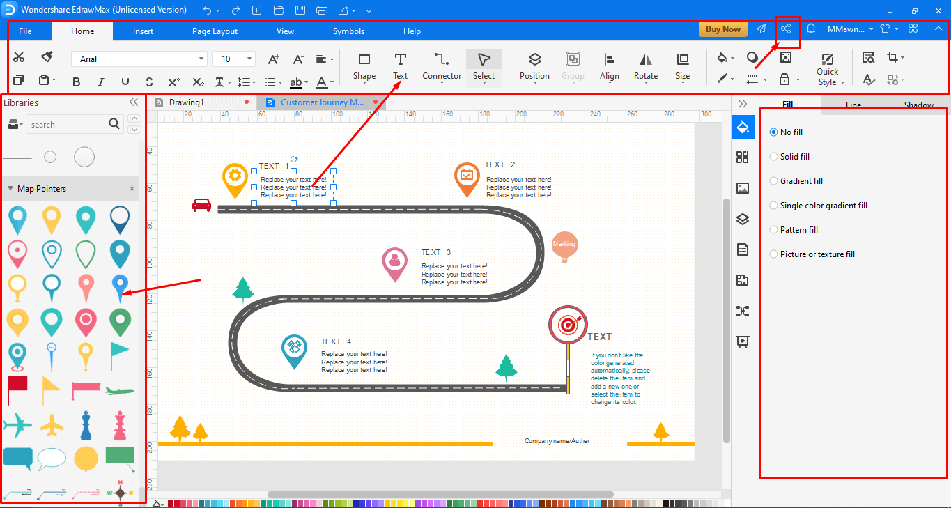 Bearbeitung und Designprozess