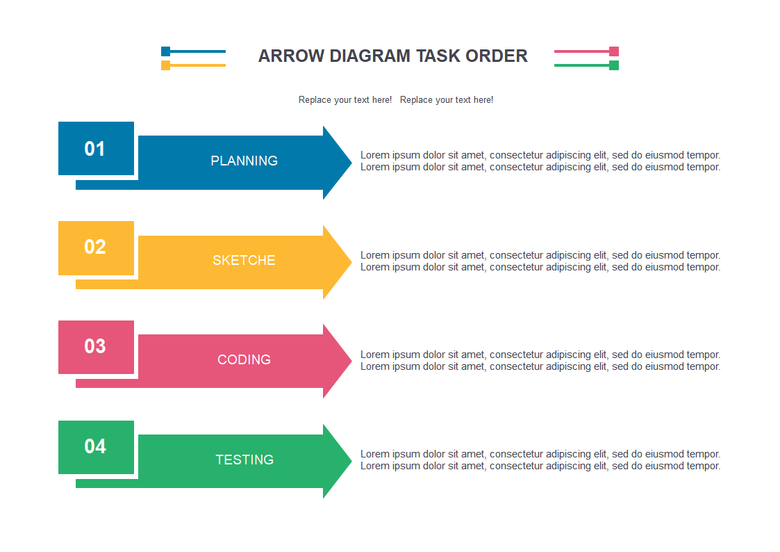 Arrow Diagram Task Order Template