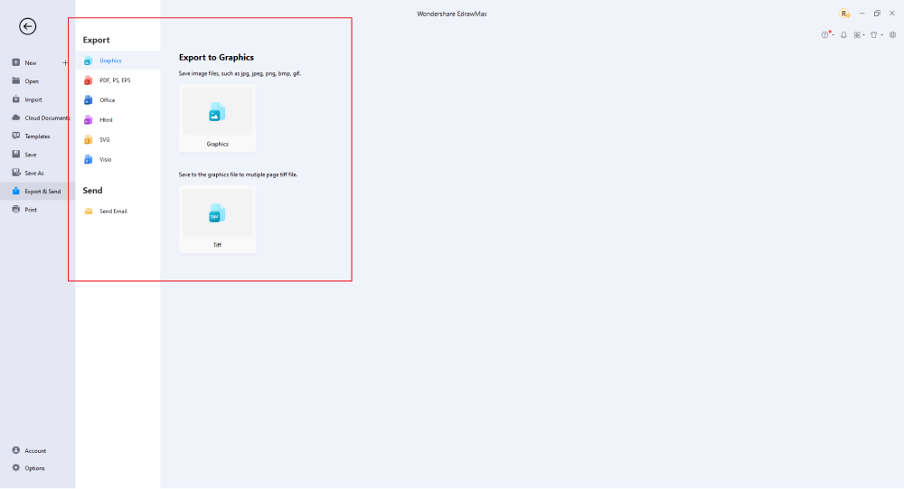 Erstellen Sie ein AWS-Diagramm in EdrawMax