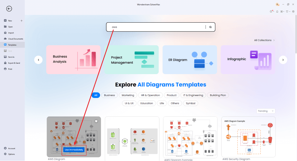 Wie man ein AWS-Diagramm zeichnet