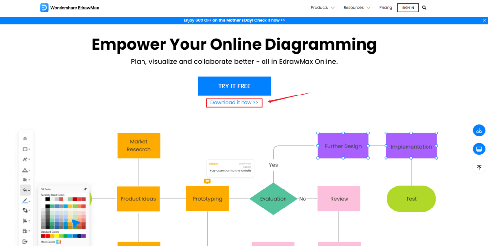 Draw an Elevation Plan in EdrawMax