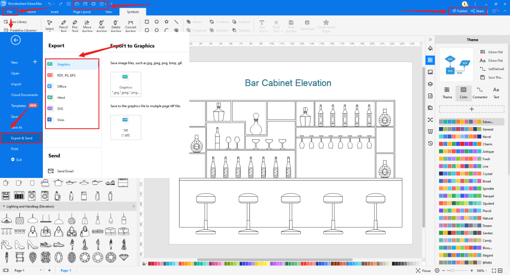 How to Draw an Elevation in Word EdrawMax