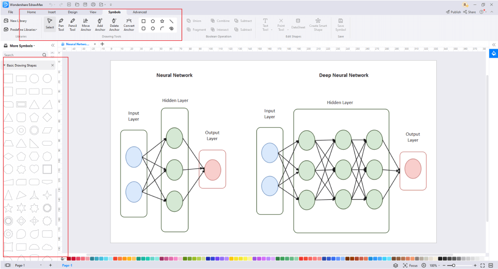 How to Draw Neural Network Diagrams EdrawMax