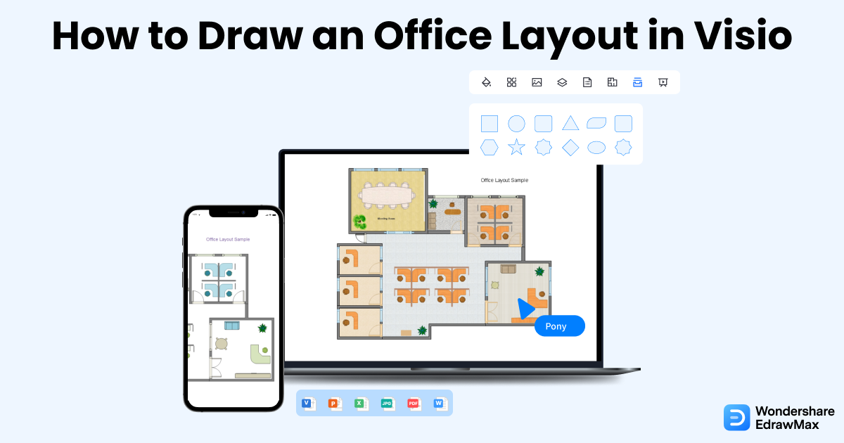How to Draw an Office Layout in Visio | EdrawMax