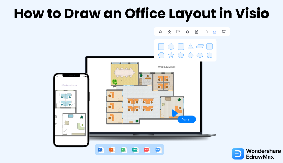 How to Draw an Office Layout in Visio | EdrawMax