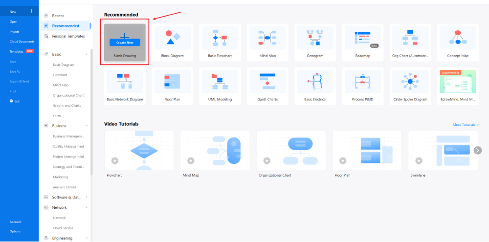 Créer un plan de bureau dans EdrawMax