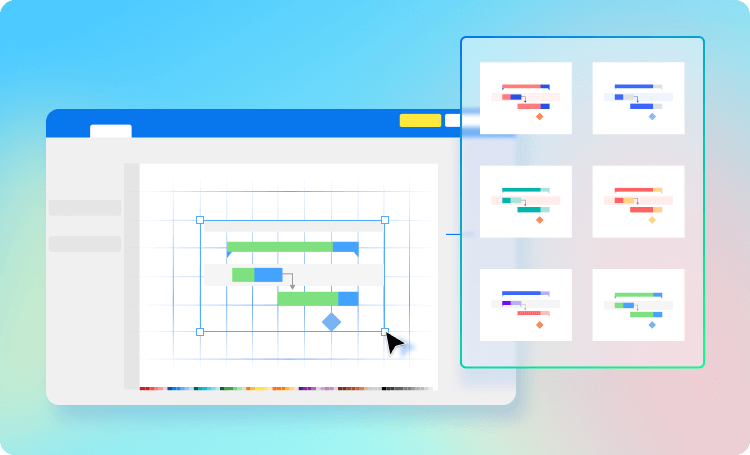 Nouveaux thèmes pour le diagramme de Gantt