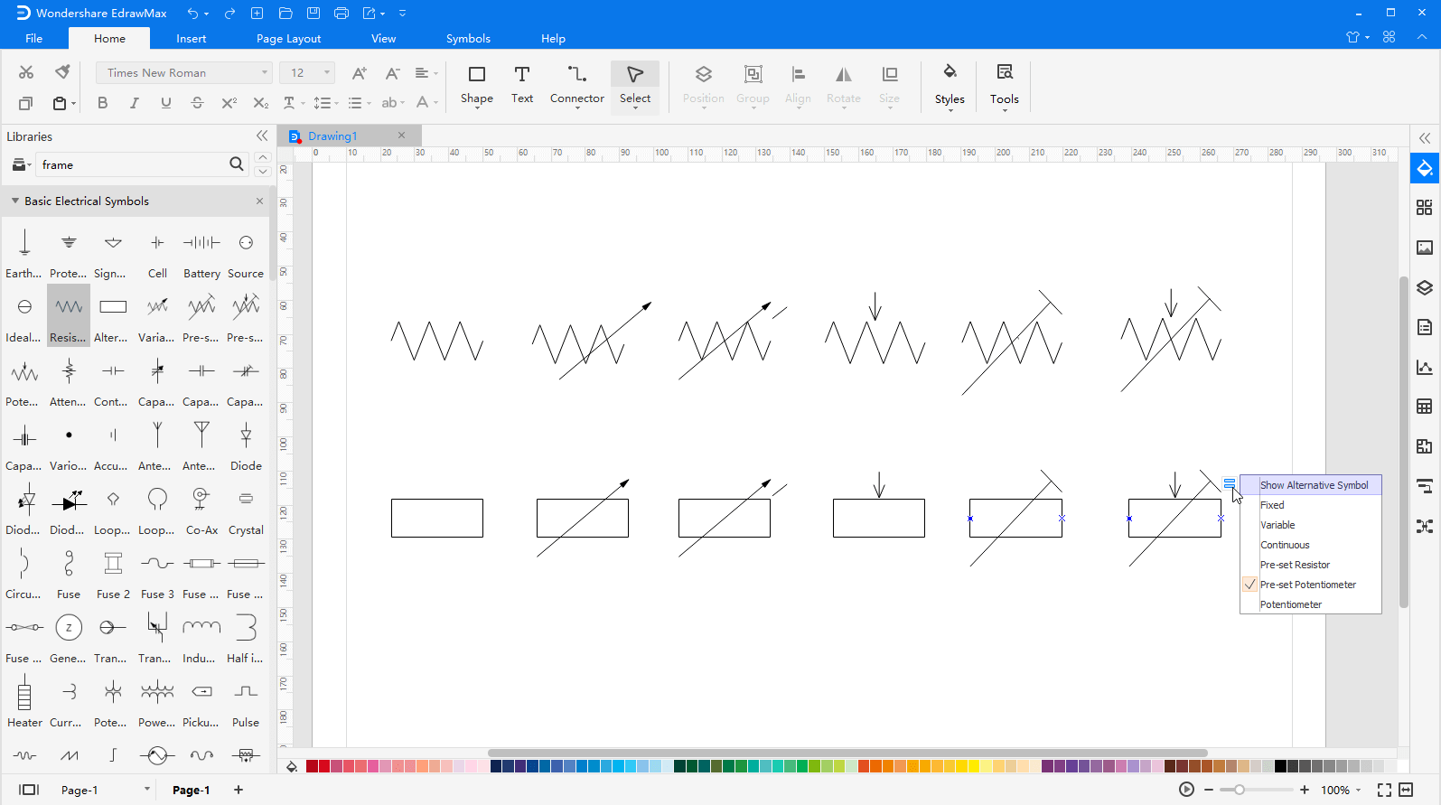 Variáveis do Resistor