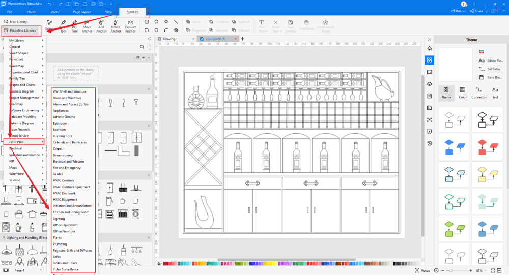 Wie man Aufrissvorlagen verwendet