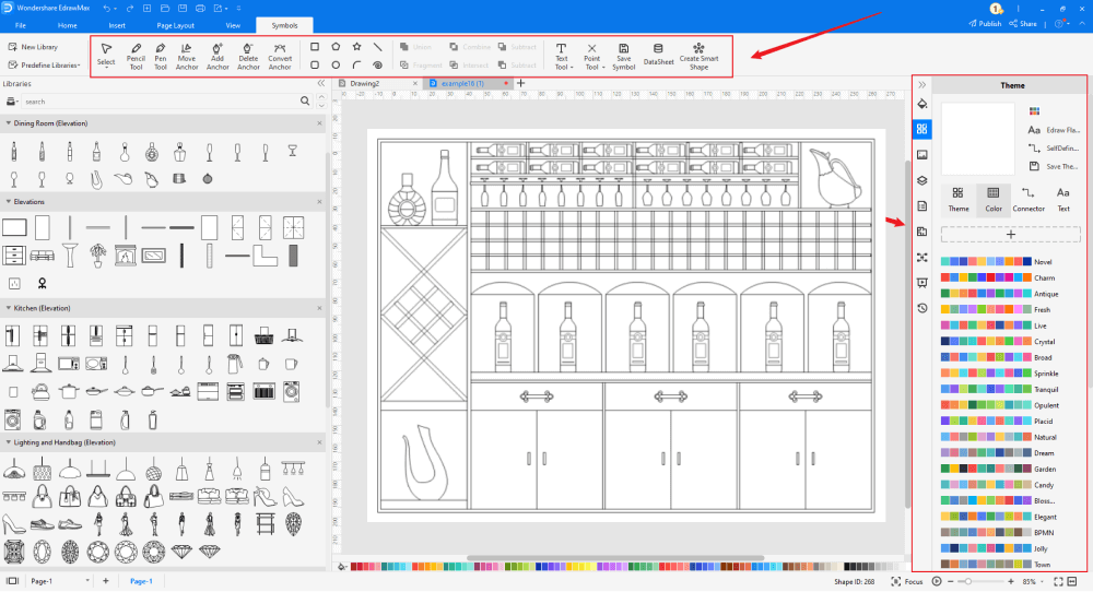 Wie man Aufrissvorlagen verwendet