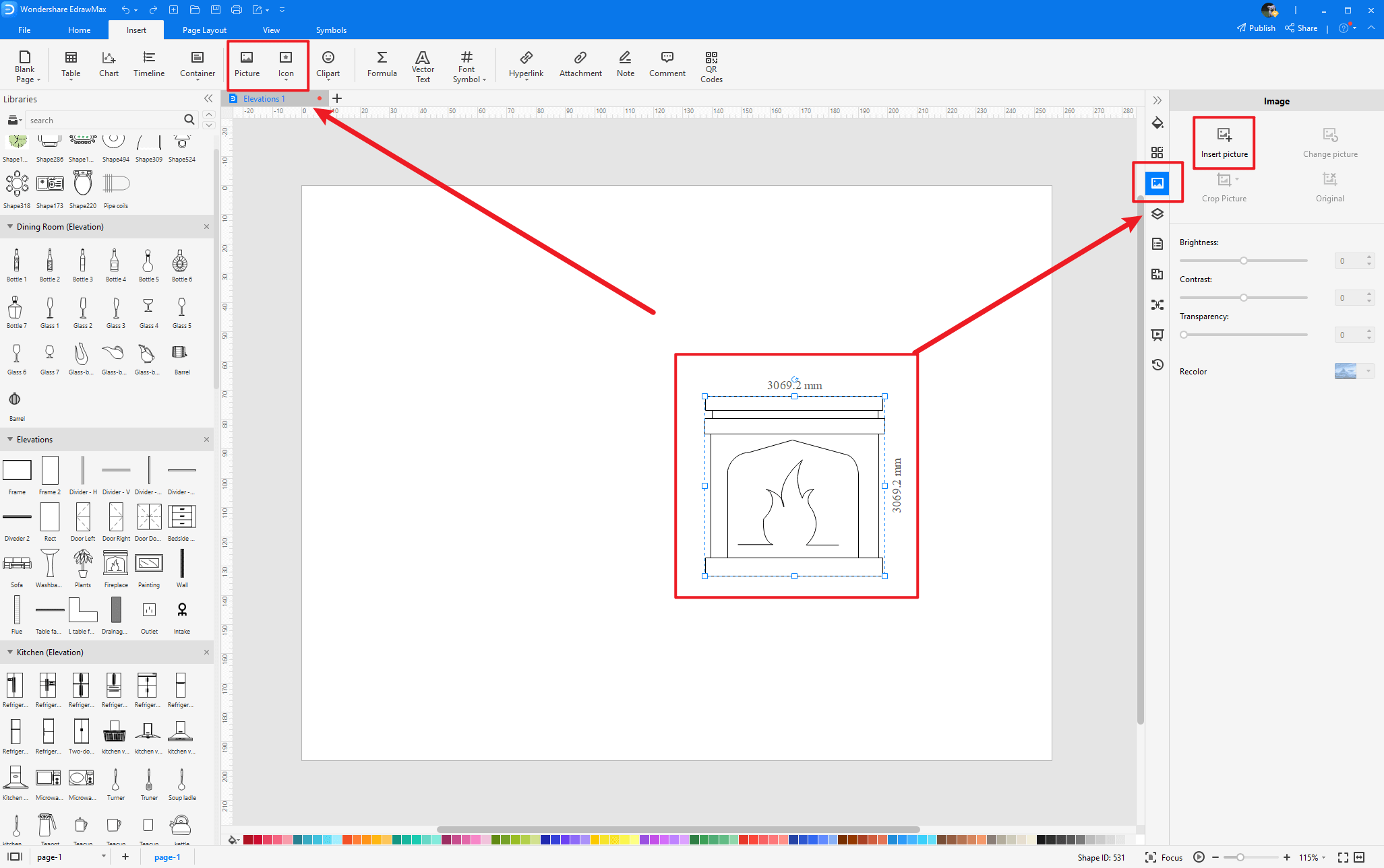 Wie man weitere Grundriss-Symbole erstellt