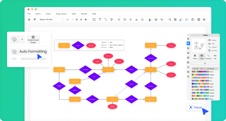 ER Diagram Tool  Free Online App