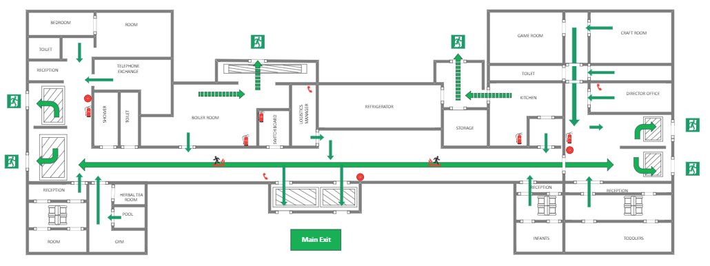 Earthquake Evacuation Map