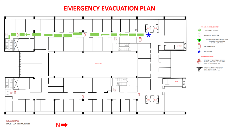 Free Editable Evacuation Plan Examples & Templates EdrawMax