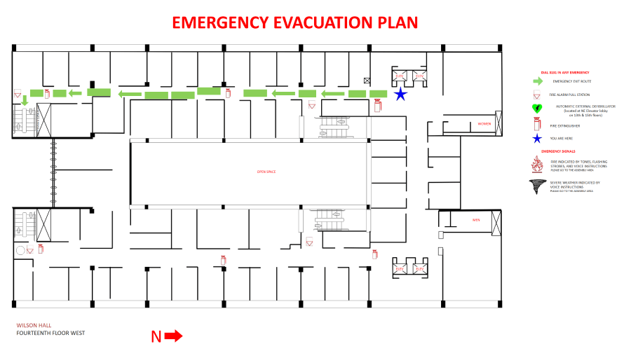 Free Editable Evacuation Plan Examples And Templates Edrawmax 5932