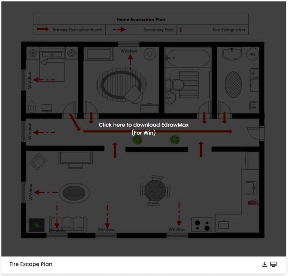 Free Editable Evacuation Plan Examples And Templates Edrawmax 0660