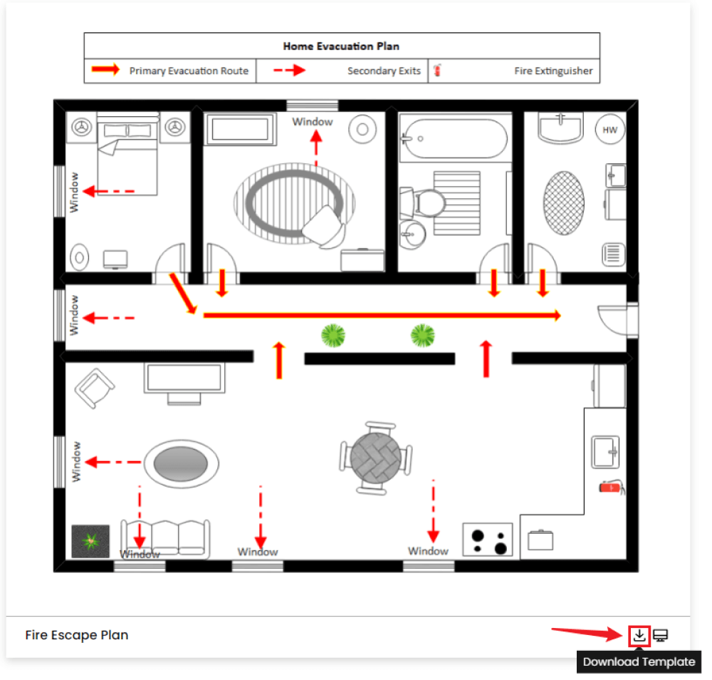 Free Editable Evacuation Plan Examples And Templates Edrawmax 2785