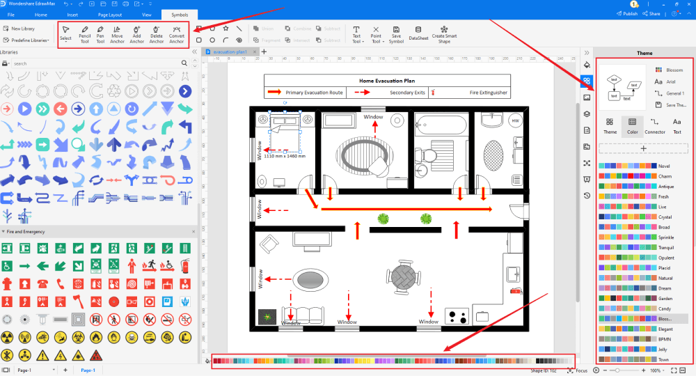 Free Editable Evacuation Plan Examples And Templates Edrawmax 6937