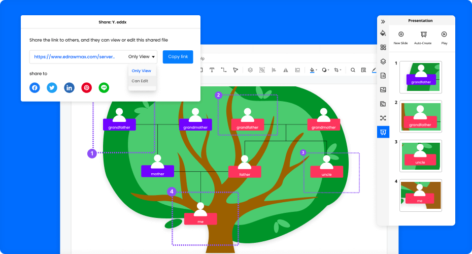 Free Family Tree Maker with Free Templates - EdrawMax