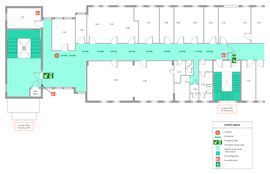 Free Editable Fire Escape Plan Examples And Templates Edrawmax