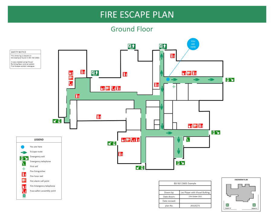 Free Editable Fire Escape Plan Examples And Templates Edrawmax