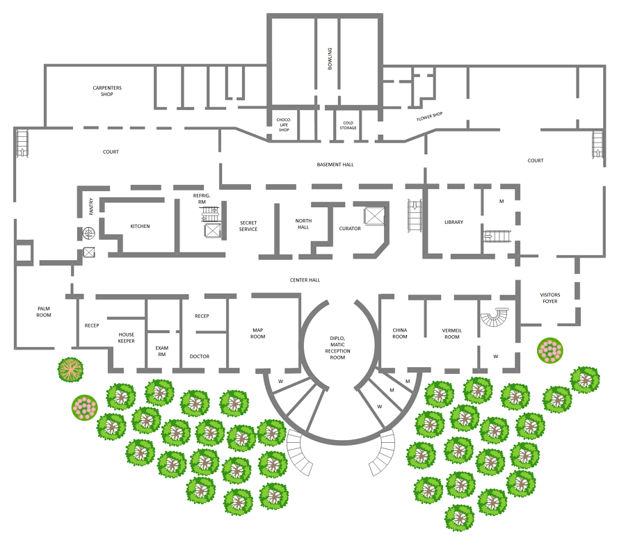 Plano de la Casa Blanca