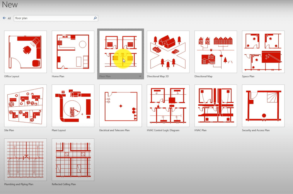 Visio Floor Plan Layout