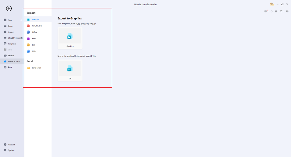 Erstellen eines Flussdiagramms in EdrawMax