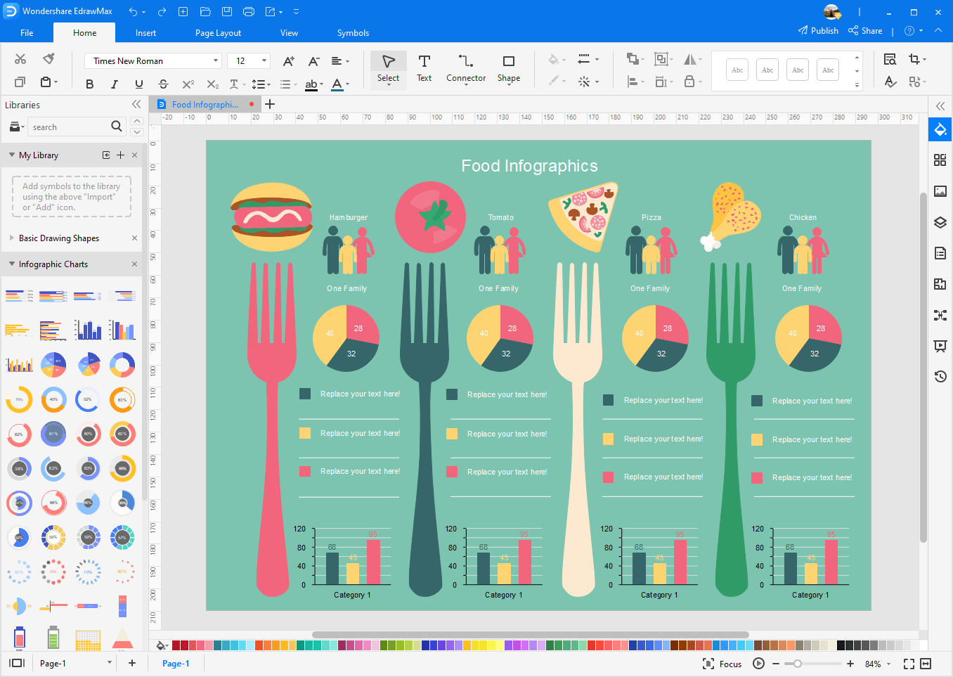 Infographic in EdrawMax