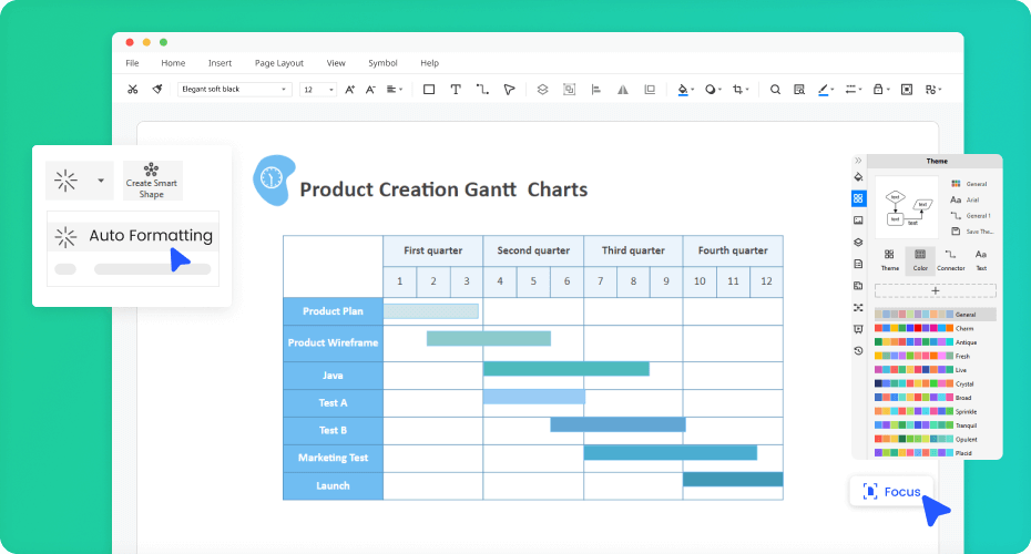 open gantt chart template category