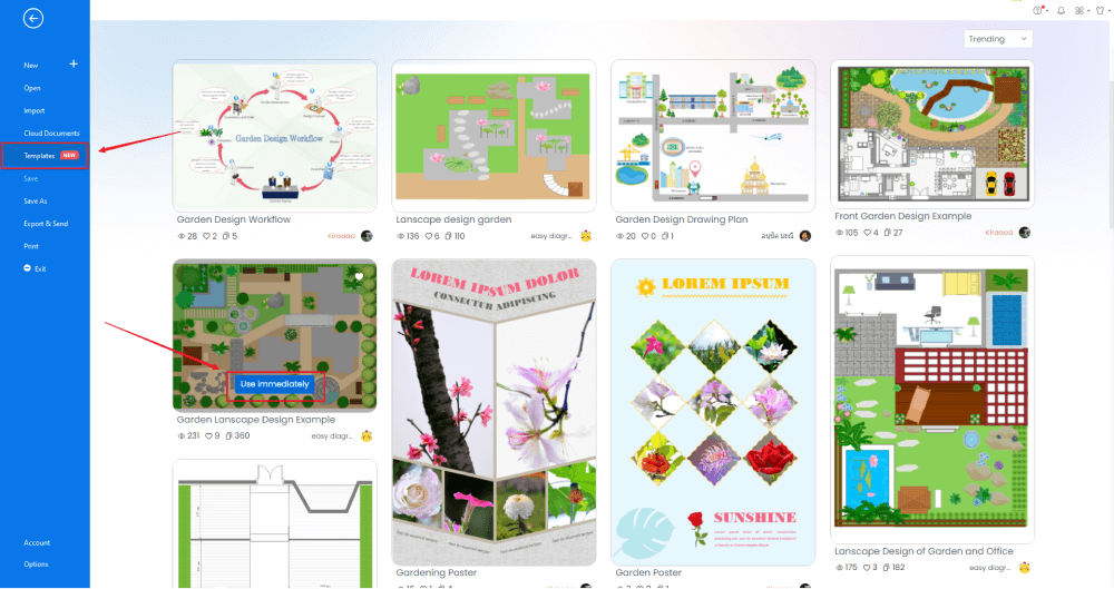 Draw a Garden Design in Excel 