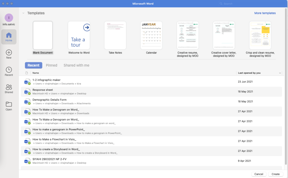 Draw a Garden Design in Word 