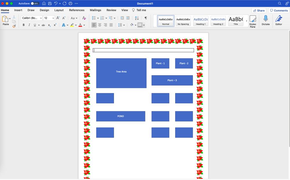 How to Draw a Garden Design in Word | EdrawMax