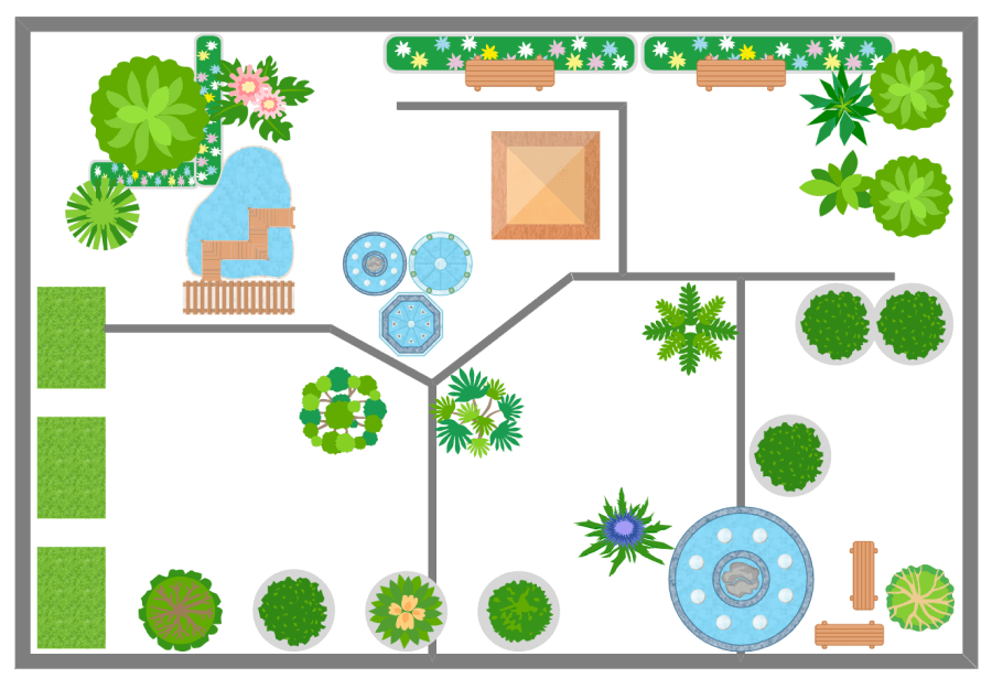 community garden plot design