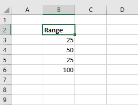 enter the datasets into the worksheet