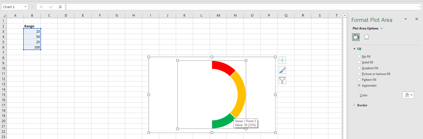 Edit the Doughnut Chart