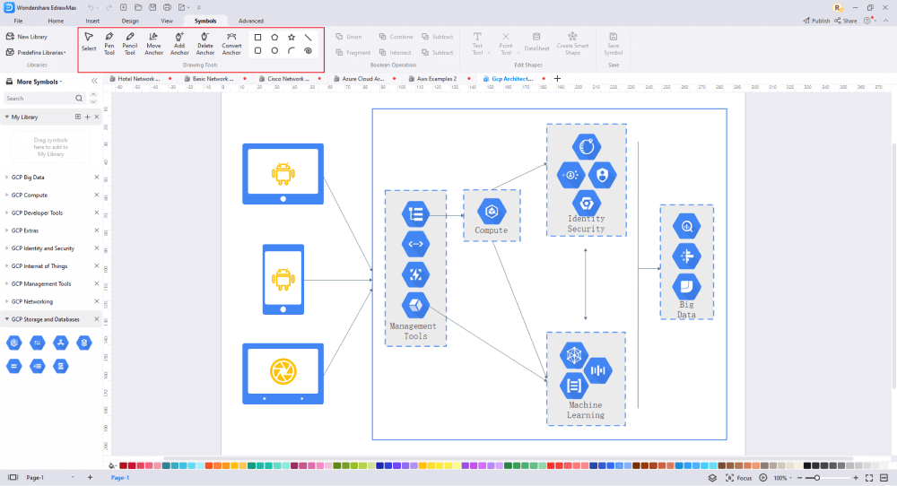 Wie man weitere Google Cloud-Symbole erstellt