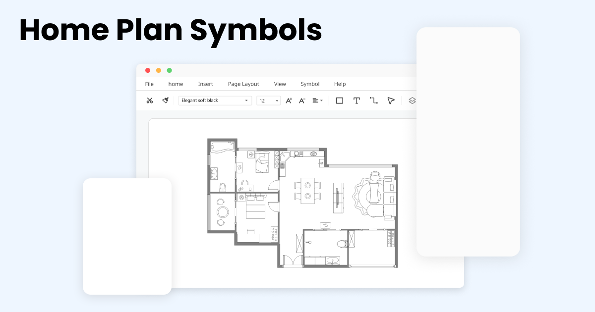 Home Plan Symbols & Meanings | EdrawMax