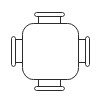 Quadratischer Esstisch