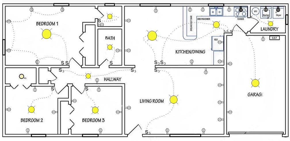 Wiring For House Electrical   Electrical Wiring Example 