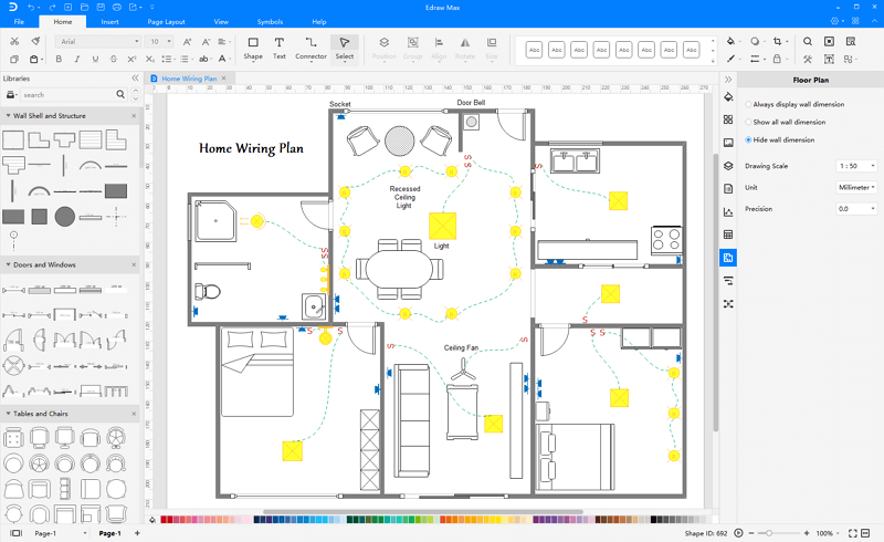 Home Wiring Plan Software - Making Wiring Plans Easily