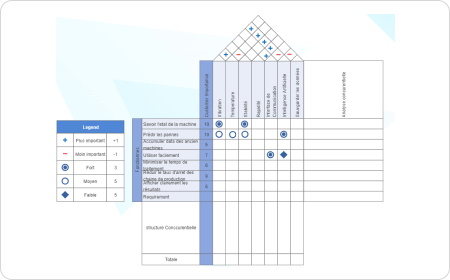 Modello Excel della Casa della Qualità